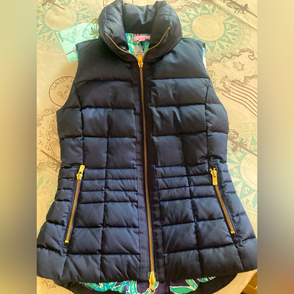 Lilly Pulitzer puffer vest OBO.